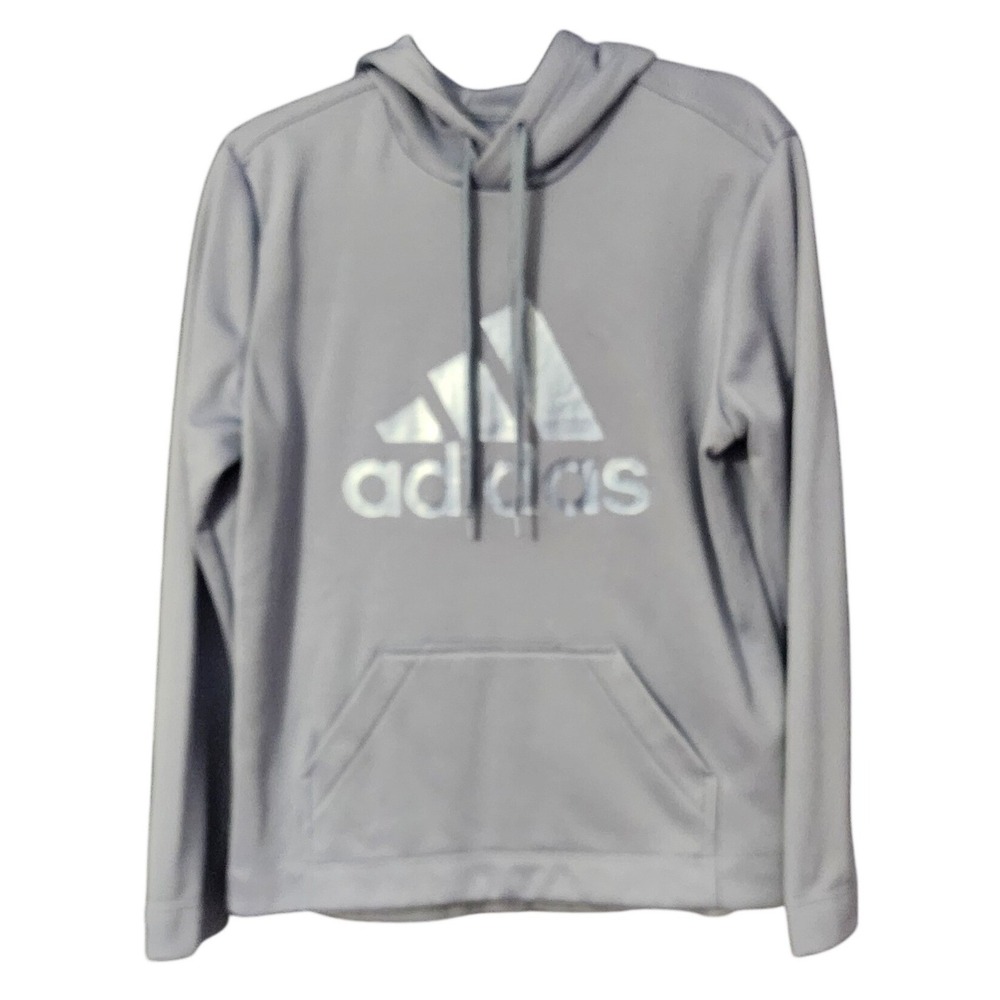 Adidas Hoodie Womens Large Light Purple Aeroready Pullover Gym Sporty